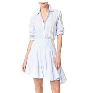 Jason Wu Light Blue Asymmetrical Shirt Dress